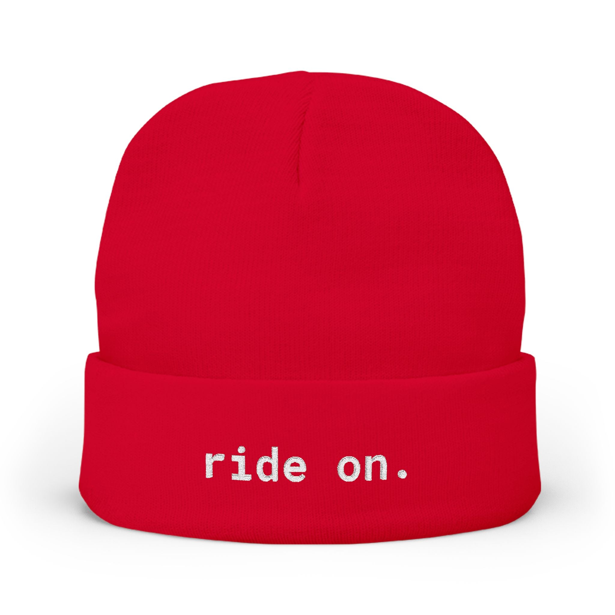 ride on. - Beanie
