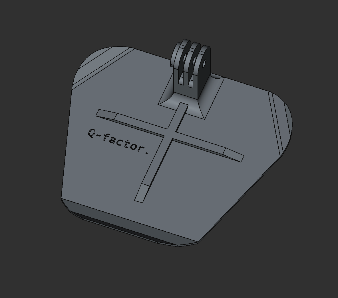 PROTOTYPE - Action Camera Chest Mount Plate - CHM01